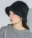 【SALE／30%OFF】JEANASIS シャギーサーモHAT ジーナシス 帽子 ハット ブラック ホワイト グレー