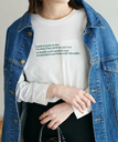 Discoat 【WEB限定】刺繍ロゴロンT ディスコート トップス カットソー・Tシャツ ホワイト グレー ブラック【送料無料】