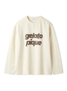 gelato pique 【HOMME】ワンポイントロゴプルオーバー ジェラートピケ トップス カットソー・Tシャツ ホワイト グレー【送料無料】