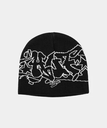 HUF HUF OUTLINES SKULL BEANIE オーバーライド 帽子 ニット帽・ビーニー【送料無料】