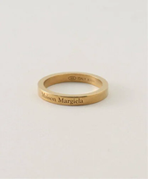 WORLDLY-WISE 【MAISON MARGIELA / メゾン・マルジェラ】Logo Reference Ring 3mm ワールドリーワイズ アクセサリー・腕時計 リング・指輪 ゴールド シルバー【送料無料】