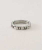 WORLDLY-WISE 【MAISON MARGIELA / メゾン・マルジェラ】Numbering Reference Ring 6mm ワールドリーワイズ アクセサリー・腕時計 リング・指輪 シルバー ゴールド【送料無料】