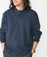 SHIPS MEN 【WEB限定】SHIPS:＜抗菌・防臭＞ワンポイント ロゴ バーズアイ ロングスリーブ ポロシャツ シップス トップス ポロシャツ ネイビー ホワイト グレー ブラック【送料無料】