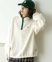 【SALE／30%OFF】niko and ... 【POLO BCS(ポロ・ビーシーエス)】ハーフZIPスウェット ニコアンド トップス スウェット・トレーナー ホワイト グレー ネイビー パープル【送料無料】