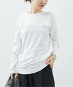 VERMEIL par iena ATON(エイトン)Suvin60/2 Perfect ロングスリーブTシャツ KKAGCW0805 ヴェルメイユ パー イエナ トップス カットソー・Tシャツ ホワイト【送料無料】