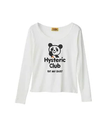 HYSTERIC GLAMOUR HYSTERIC CLUB チビTシャツ ヒステリックグラマー トップス カットソー・Tシャツ ホワイト レッド ブラック【送料無料】