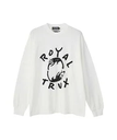 HYSTERIC GLAMOUR ROYAL TRUX/CATS AND DOGS Tシャツ ヒステリックグラマー トップス カットソー・Tシャツ ホワイト パープル ブラック【送料無料】