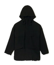 N.HOOLYWOOD COMPILE HOODED COAT エヌ．ハリウッド ジャケット・アウター その他のジャケット・アウター ブラック グレー【送料無料】