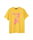 HYSTERIC GLAMOUR SMOKING DOT GIRL Tシャツ ヒステリックグラマー トップス カットソー・Tシャツ イエロー ホワイト ブラック【送料無料】