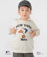 SHIPS KIDS SHIPS KIDS:100~125cm / スヌーピー*MLB スウェット シップス トップス スウェット・トレーナー ホワイト グレー グリーン ブルー【送料無料】