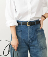 JOURNAL STANDARD L'ESSAGE 《追加4》【MAISON BOINET/メゾンボワネ】30MM BELT IN NAPPA LEATHER:ベルト ジャーナルスタンダード レサージュ ファッション雑貨 ベルト ブラック【送料無料】