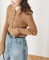 【SALE／30%OFF】JOURNAL STANDARD L'ESSAGE エリツキニット プルオーバー ジャーナルスタンダード レサージュ トップス ニット ブラウン ブラック【送料無料】