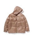 A BATHING APE SHARK RELAXED FIT DOWN JACKET ア ベイシング エイプ ジャケット・アウター ダウンジャケット・ダウンベスト ベージュ ブラック【送料無料】