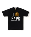 A BATHING APE I LOVE BAPE TEE ア ベイシング エイプ トップス カットソー・Tシャツ ブラック ネイビー ホワイト【送料無料】