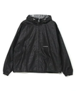 A BATHING APE LUX SPORT PATTERN JACQUARD NYLON HOODED JACKET ア ベイシング エイプ ジャケット・アウター ナイロンジャケット ブラック グレー【送料無料】