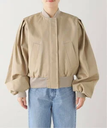 IENA NINA RICCI/ニナ リッチ COTTON TWILL BOMBER JK ジャケット 24ACMA003CO1076 イエナ ジャケット・アウター ブルゾン・ジャンパー ベージュ【送料無料】