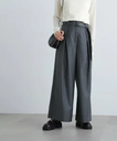 【SALE／30%OFF】N. Natural Beauty Basic ボリュームワイドパンツ《S Size Line》 エヌ ナチュラルビューティーベーシック* パンツ その他のパンツ グレー ベージュ【送料無料】