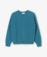 Bshop MORRIS & SONS ｜ ブラッシュカーディガン WOMEN ビショップ トップス ニット ブルー レッド グリーン グレー【送料無料】