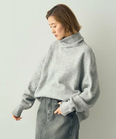 【SALE／30%OFF】YECCA VECCA オフタートルネックソフトニット イェッカヴェッカ トップス ニット グレー レッド ネイビー【送料無料】