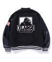 XLARGE OG LOGO VARSITY JACKET エクストララージ ジャケット・アウター ブルゾン・ジャンパー ブラック グリーン ネイビー【送料無料】