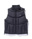 XLARGE PANELED DOWN VEST エクストララージ トップス ベスト・ジレ ブラック グレー【送料無料】