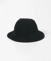 URBAN RESEARCH DOORS KIJIMA TAKAYUKI VELVET QUILTING HAT アーバンリサーチドアーズ 帽子 ハット ブラック グレー【送料無料】