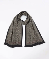 【SALE／30%OFF】SHIPS MEN 【SHIPS別注】Fratelli Luigi: ペイズリー プリント スカーフ シップス ファッション雑貨 スカーフ・バンダナ カーキグリーン【送料無料】