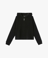 【SALE／30%OFF】To b. by agnes b. WW76 HOODIE モールストライプジップフーディ アニエスベー トップス パーカー・フーディー ブラック【送料無料】