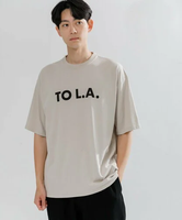 AMERICAN RAG CIE 【MEN , WOMEN】L.A. TEE 2 アメリカンラグシー トップス ニット グレー ブラック【送料無料】