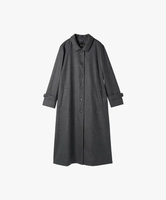 【SALE／30%OFF】To b. by agnes b. WW45 MANTEAU ライトウールロングコート アニエスベー ジャケット・アウター ステンカラーコート グレー【送料無料】