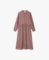 【SALE／30%OFF】To b. by agnes b. WW67 ROBE フラワープリントドレス アニエスベー ワンピース・ドレス その他のワンピース・ドレス レッド【送料無料】