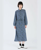 【SALE／30%OFF】To b. by agnes b. WW67 ROBE フラワープリントドレス アニエスベー ワンピース・ドレス その他のワンピース・ドレス ブルー【送料無料】