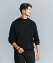 BEAUTY&YOUTH UNITED ARROWS 【WEB限定 WARDROBE SMART】マシーンウォッシャブル ウールミックス アゼ モックネック ビューティー＆ユース　ユナイテッドアローズ トップス ニット ブラック ホワイト ネイビー【送料無料】