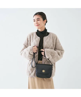 collex 【WEB限定】【COOCO】フラップミニショルダーバッグ コレックス バッグ ショルダーバッグ ブラック【送料無料】