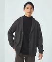 UNITED ARROWS green label relaxing ＜GIM＞24FW ローゲージ 鹿の子 ショール カーディガン -ウォッシャブル- ユナイテッドアローズ グリーンレーベルリラクシング トップス カーディガン ブラック ブラウン【送料無料】