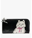 kate spade new york ウィスカーズ ジップ アラウンド コンチネンタル ウォレット ケイトスペードニューヨーク 財布・ポーチ・ケース 財布 ブラック【送料無料】