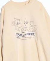 GLOSTER 限定展開【Disney】【Mickey】【TOM&JERRY】USED加工 クルーネックスウェット フレディ アンド グロスター トップス スウェット・トレーナー ホワイト ブルー ブラウン ブラック【送料無料】