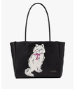 kate spade new york ウィスカーズ クリスタル エンベリッシュド ミディアム エブリシング トート ケイトスペードニューヨーク バッグ トートバッグ ブラック【送料無料】