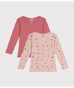 【SALE／10%OFF】PETIT BATEAU 長袖Tシャツ2枚組 プチバトー インナー・ルームウェア その他のインナー・ルームウェア【送料無料】