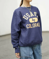 JOINT WORKS CHAMPION / チャンピオン REVERSE WEAVE CREW NECK SWEAT ジョイントワークス トップス スウェット・トレーナー ネイビー【送料無料】