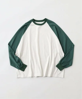 JOINT WORKS Name./ネーム RAGLAN LONG SLEEVE BIG TEE ジョイントワークス トップス カットソー・Tシャツ ホワイト ブラック【送料無料】