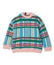 N.HOOLYWOOD COMPILE CREWNECK KNIT エヌ．ハリウッド トップス ニット ブルー【送料無料】