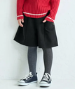 【SALE／20%OFF】ROPE' PICNIC KIDS 【KIDS】ジャージメルトンキュロット/リンクコーデ ロペピクニック パンツ その他のパンツ ブラック ブラウン