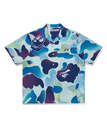 A BATHING APE 【 BAPE X BAYC 】HAWAIIAN SHIRT ア ベイシング エイプ トップス シャツ・ブラウス ブルー【送料無料】