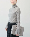 VERMEIL par iena 《予約》ENRICA(エンリカ) カシミヤシルクRib 24W002KNIT193 ヴェルメイユ パー イエナ トップス ニット グレー ブラウン レッド【送料無料】