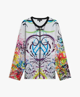 【SALE／30%OFF】agnes b. FEMME NU37 CARDIGAN アーティスト ジップカーディガン Ryan McGinness アニエスベー トップス カーディガン【送料無料】