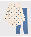 【SALE／20%OFF】PETIT BATEAU スウェット長袖チュニックパジャマ プチバトー インナー・ルームウェア パジャマ【送料無料】