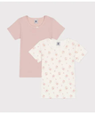 【SALE／10%OFF】PETIT BATEAU 半袖Tシャツ2枚組 プチバトー インナー・ルームウェア その他のインナー・ルームウェア【送料無料】