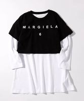 【SALE／65%OFF】MM6 Maison Margiela (K)MM6 Maison Margiela/M60187-MM009 シフォン ワンピース・ドレス ワンピース ブラック【送料無料】