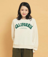 【SALE／37%OFF】PINK-latte 【秋冬の必需品】カレッジロゴ裏毛 ピンク ラテ トップス スウェット・トレーナー ホワイト グレー パープル ネイビー